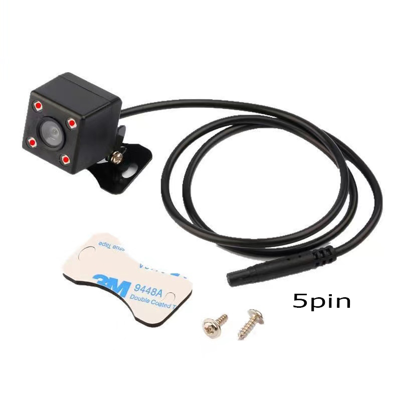 Dash Cam Night Vision Infrared - Universal 5-pin Dashcam Rear Camera HD
