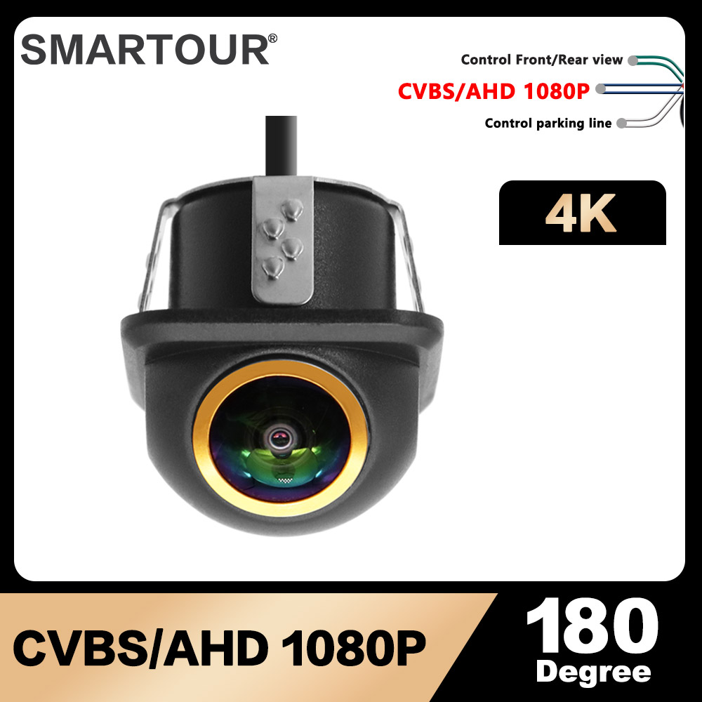 Dash Cam With Parking Monitor - SMARTOUR Car Rear View Camera 1080P