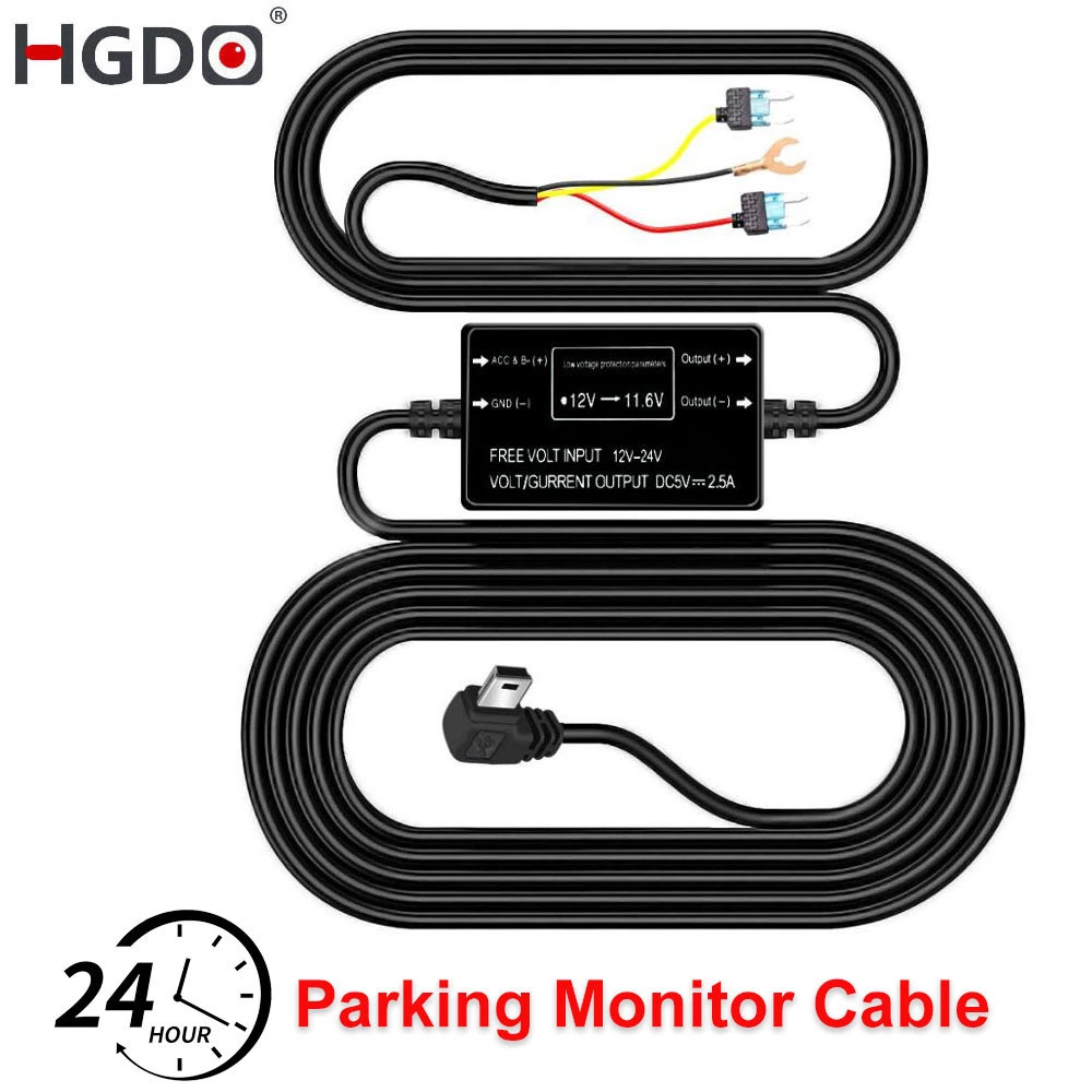Dash Cam With Parking Monitor - HGDO Dash Cam Hard Wire Kit