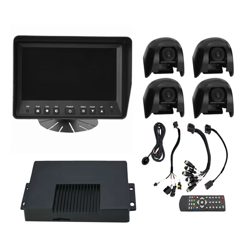 Dash Cam 360 Degree Panoramic - Wide Angle Surround View 1080p 4