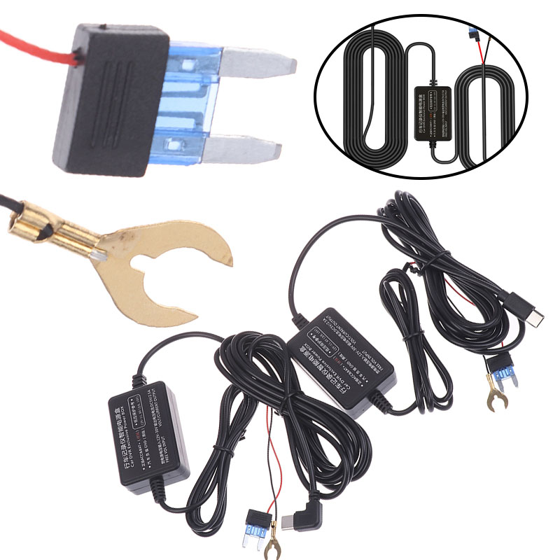 Dash Cam Hardwire Kit - 12-24V To 5V 2.5A Parking Monitoring