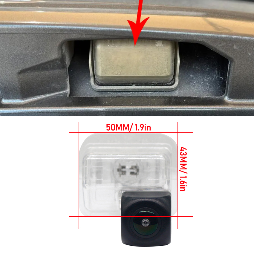 Rear View Camera Reversing Cam - Dash Cam With Parking Monitor recension och pris