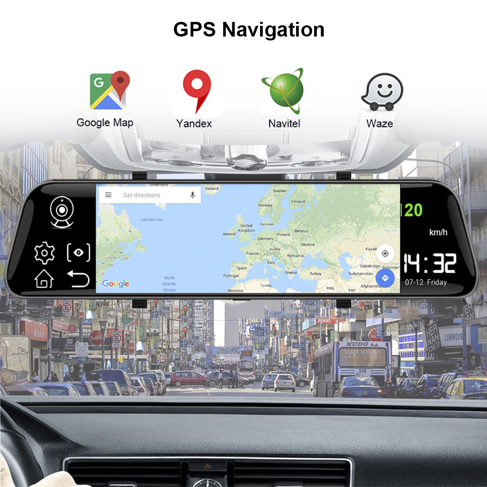 HGDO 10''  4G Android Dash Cam - Dual Dash Cam With Gps Wifi recension och pris