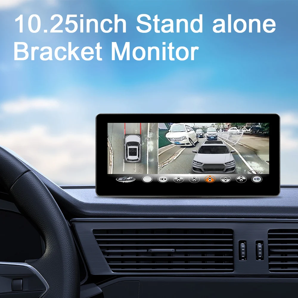 Carsanbo 10.25 Inch Touch Scre - Dash Cam 360 Degree Panoramic recension och pris